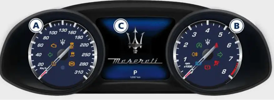 2020 Maserati Ghibli-Instrument Cluster-fig 1