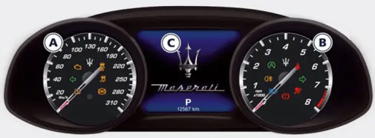 2020 Maserati Levante-Display Instrument Cluster-fig 2