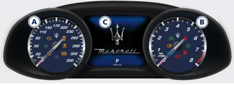 2020 Maserati Quattroporte-Instrument Cluster-fig 1