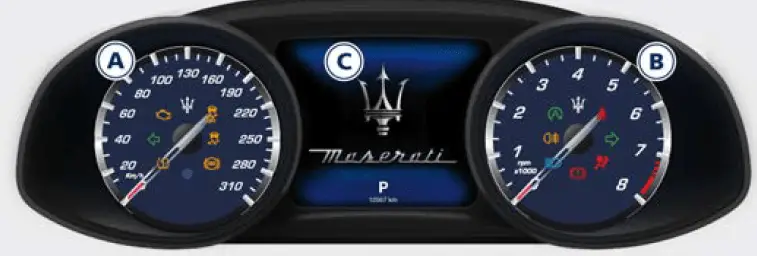 2020 Maserati Quattroporte-Instrument Cluster-fig 2