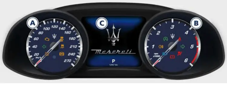 2020 Maserati Quattroporte-Instrument Cluster-fig 3