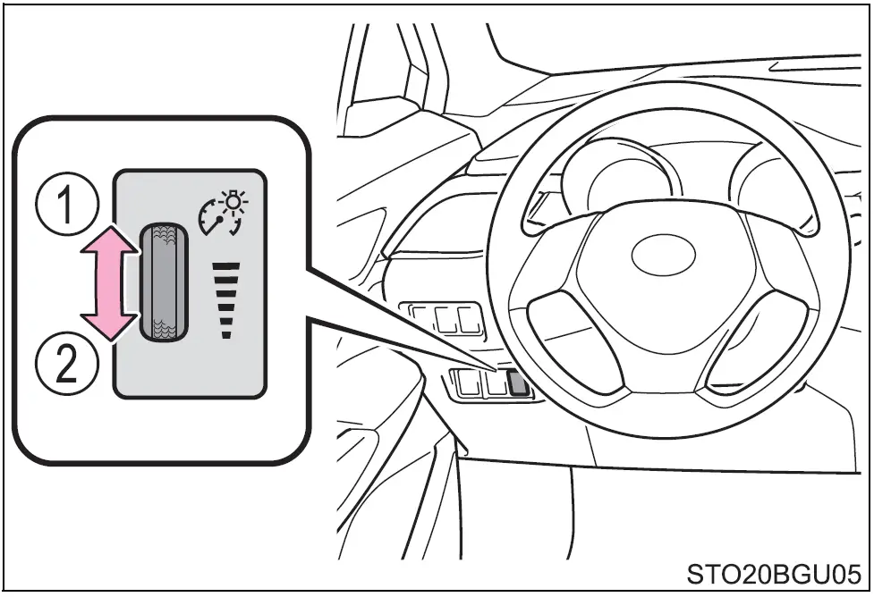 2020-Toyota-C-HR-Display-Instrument-Cluster-How-to-use-fig-11