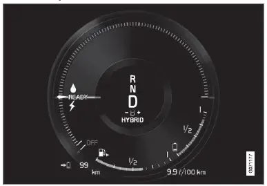 2020-Volvo-XC90-T8-Symbols-in-the-hybrid-gauge-fig-11