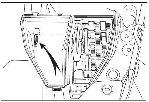 Fixing a Blown Fuse-2021 Toyota Highlander-Fuse Diagram and Relay-fig 4