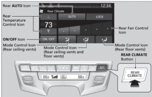 2024 Honda Odyssey Climate Control System 9