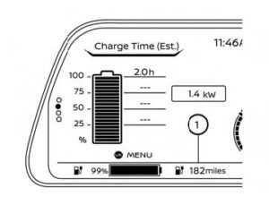 2024 Nissan Leaf Display Instrument Panel 08