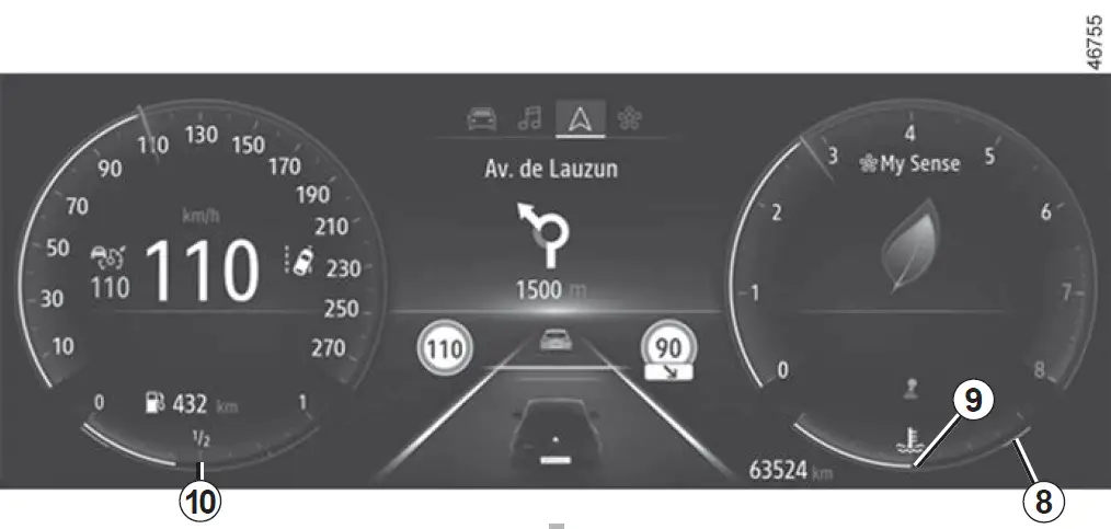 2024 Renault Captur-Displays and Indicators-fig 3