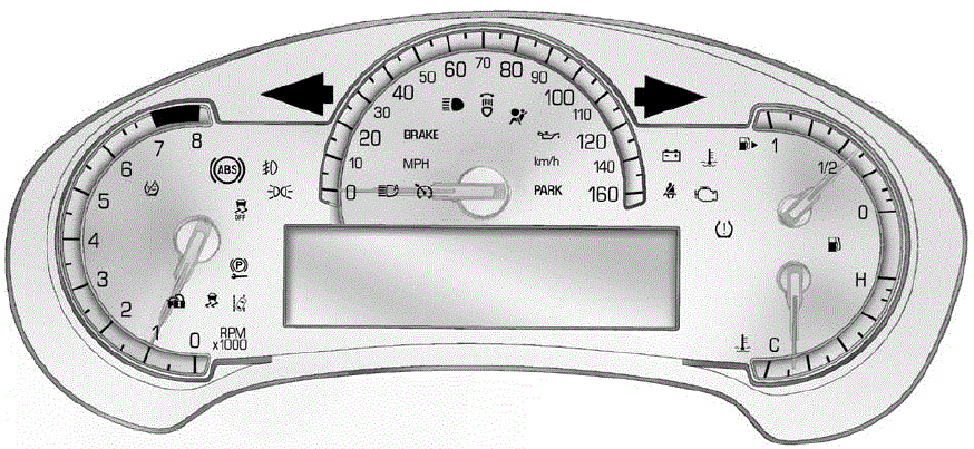 Instrument Cluster Guide 2015 Cadillac SRX Dashboard Instructions 01