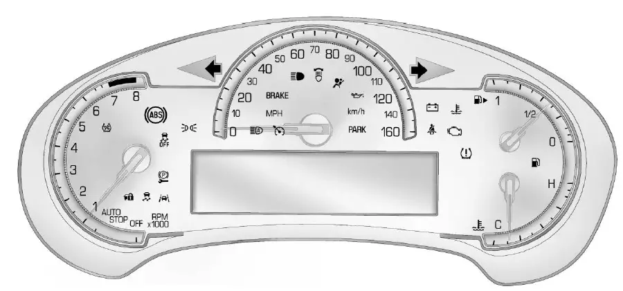 2019 Cadillac ATS-Instrument Cluster-fig 1
