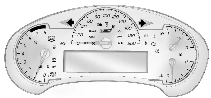 2019 Cadillac ATS-Instrument Cluster-fig 2