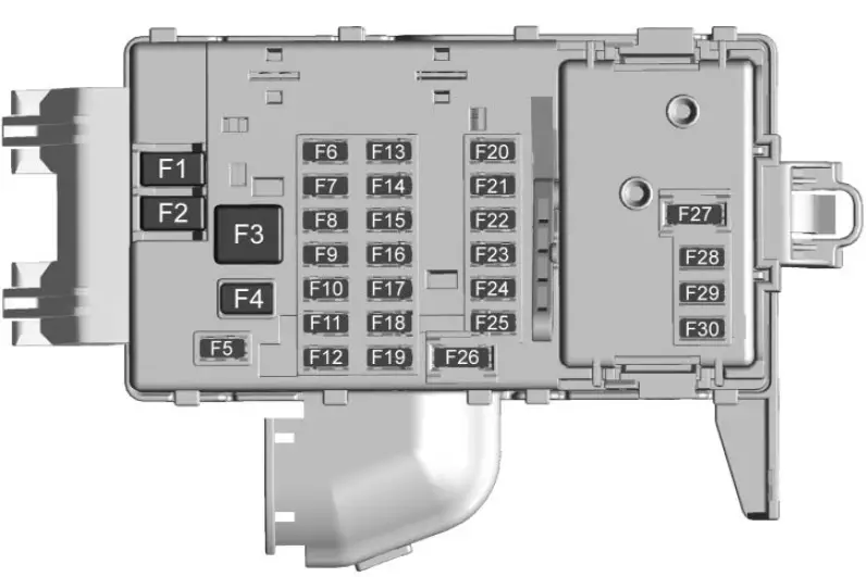2019 Cadillac CT6-Replace Blown Fuses-fig 9