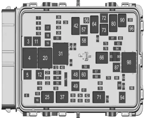 Fuse Diagrams: 2021 Cadillac XT4 Fuses and Relay Guide - Auto User Guide