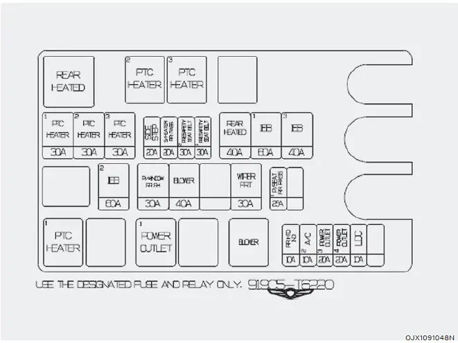 2023 Genesis GV80 Fuses and Fuse Box (7)