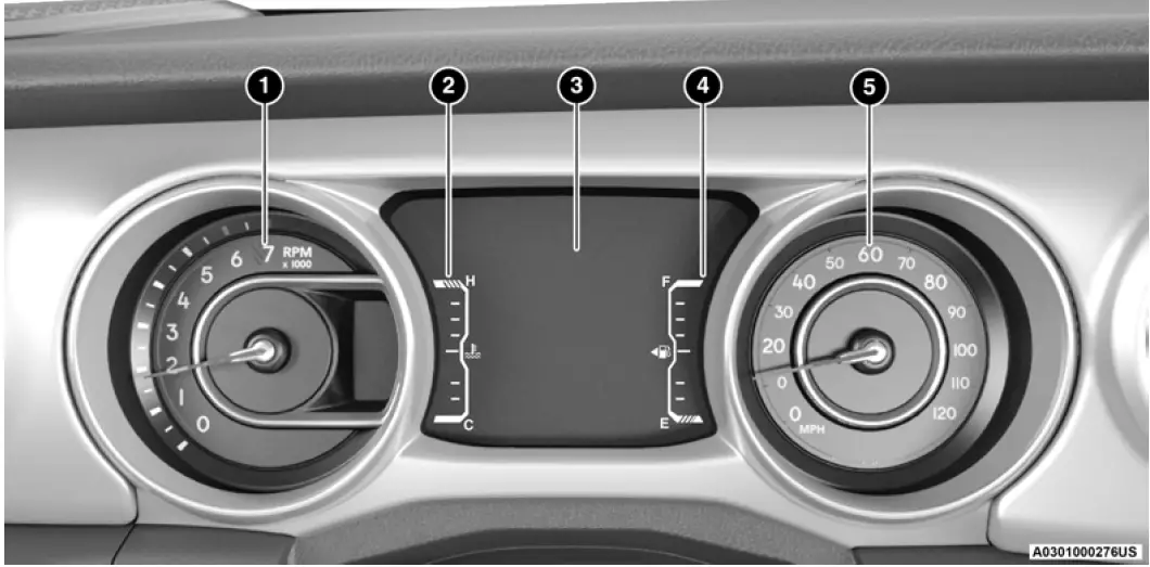 2023-Jeep-Gladiator-Instrument-Cluster-Dashboard-How-to-use-fig-2