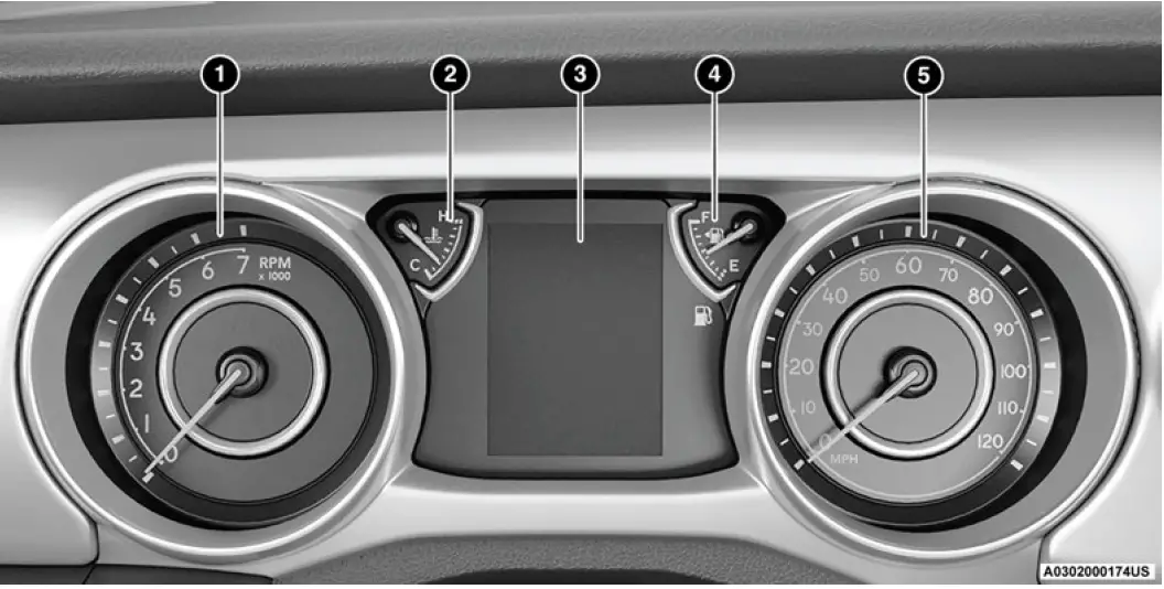 2023-Jeep-Wrangler-Instrument-Cluster-How-to-use-Display-fig-1