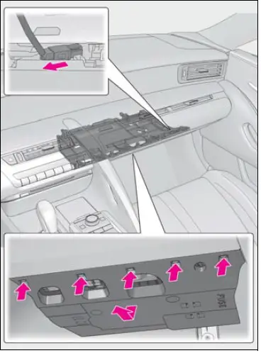 2022 Lexus LC 500-Checking and replacing fuses-fig 7