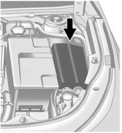  2014 Cadillac XTS Engine Compartment Fuse Block 01