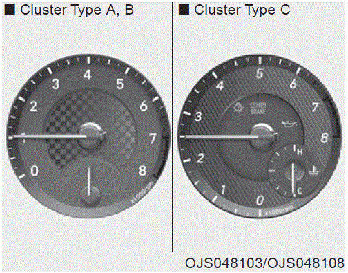 Cluster Guide 2019 Hyundai Veloster Dashboard Indicators (7)