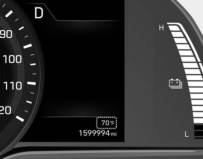 Cluster Guide 2020 Hyundai Kona EV Dashboard Indicators (12)