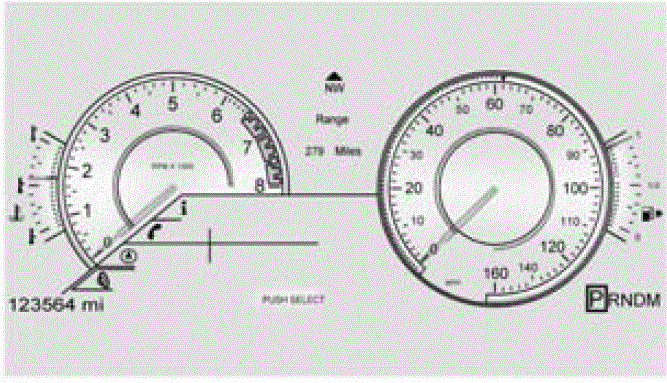 Dashboard Instructions 2015 Cadillac CTS Instrument cluster (4)