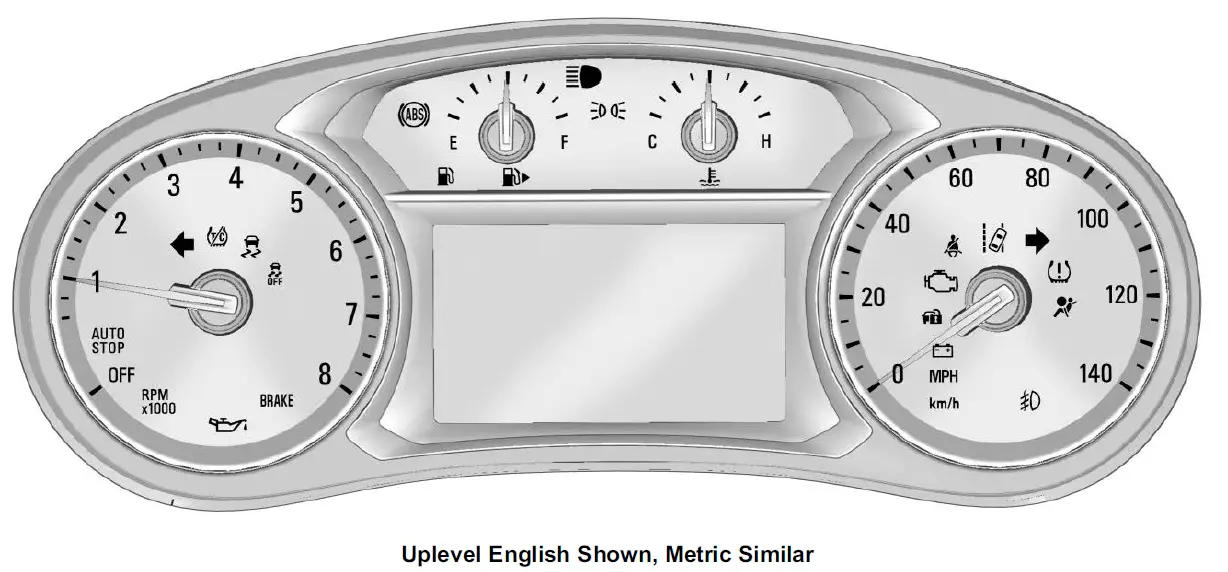 Dashboard Instructions 2019 Buick Encore Instrument Cluster-fig-2
