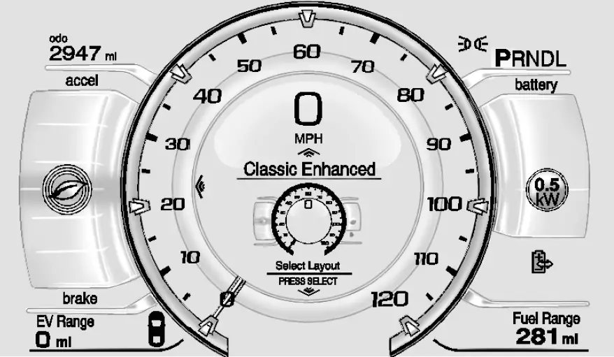 Display Instructions 2015 Cadillac ELR Cluster Guide (4)