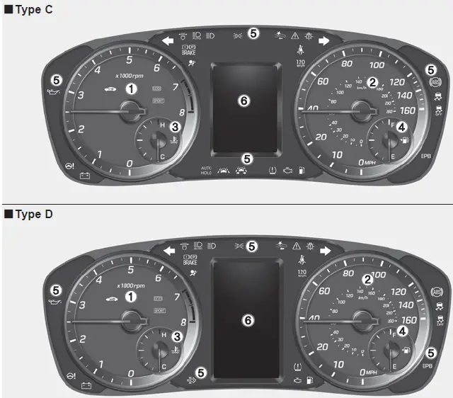 Display Instructions Hyundai Sonata 2018 LCD Display Guide (2)