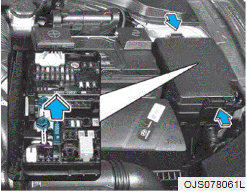 Fuses and fuse box 2019 Hyundai Veloster Replacing fuse diagram (8)