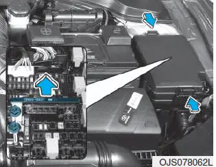 Fuses box diagram 2021 Hyundai Veloster Replacing blown fuse fig 8