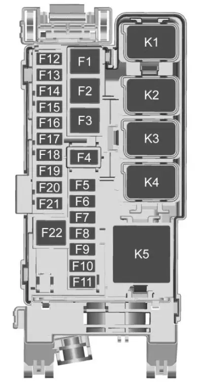 How to Replace Fuse 2021 GMC Terrain Fuse Diagrams-fig- (10)