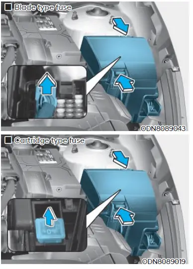 How to fix a blown fuse 2020 Hyundai Sonata Fuses diagram fig 4