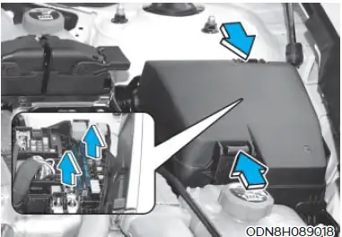 How to fix a blown fuse 2020 Hyundai Sonata Fuses diagram fig 5