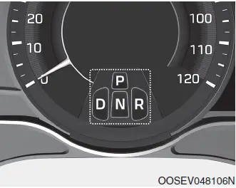 Indicators warning symbols 2021 Hyundai Kona EV Cluster Guide fig16