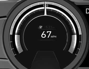 Instrument cluster 2019 Hyundai Kona EV Dashboard Indicators (5)