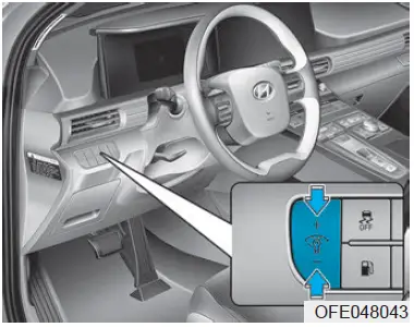 Instrument cluster 2019 Hyundai Kona EV Dashboard Indicators fig 2