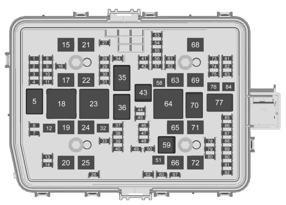 Repair Fuses 2021 GMC Sierra HD Fuse Diagrams and Relay -fig- (3)