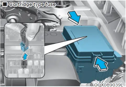 Replacing fuse 2020 Hyundai Venue fuses and fuse box diagram (8)