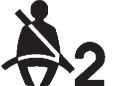 2012 Cadillac SRX Warning Indicators Symbols Guide- Passenger Safety Belt