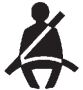 2012 Cadillac SRX Warning Indicators Symbols Guide- Safety Belt Reminders