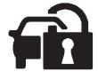 2013 Cadillac SRX Warning Symbols- Instrument Cluster Guide-Security Light