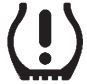 2013 Cadillac SRX Warning Symbols- Instrument Cluster Guidet-Tire Pressure Light