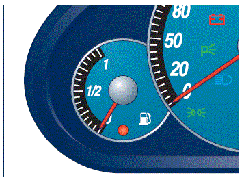 2016 Maserati GranTurismo Fuel gauge 01