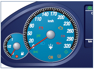 2016 Maserati GranTurismo Speedometer 02