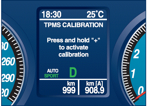 2016 Maserati GranTurismo TPMS calibration page 12