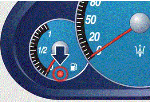 2020 Maserati Granturismo Sport Fuel gauge 022