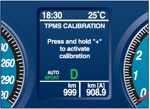 2017 Maserati Granturismo MC Setting Display Features Explained TPMS calibration page fig 9