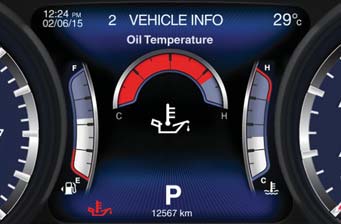2017 Maserati Quattroporte Oil Temperature 11