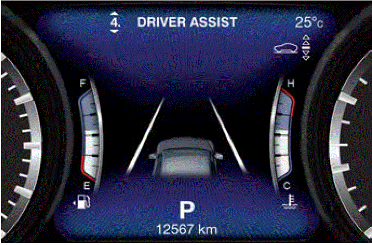 2018 Maserati Levante Warning Messages Display Features DRIVER ASSIST fig 24