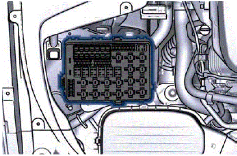2019 Maserati Levante Fuses Replacement Fuse Diagrams Integrated Power Module fig 6