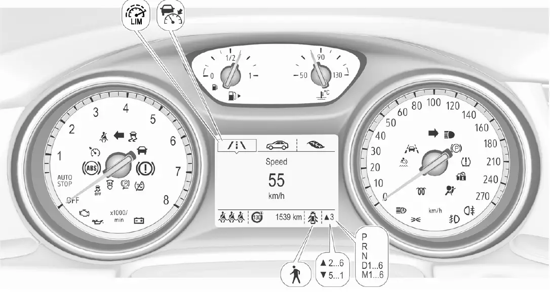 2020 Vauxhall Insignia-Warning Indicators-Instrument Cluster-fig 15